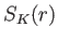 $\displaystyle S_K(r)$