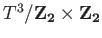 $T^3/\bold{Z_2}\times \bold{Z_2}$